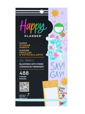 The Happy Planner Bug Robbins x Happy Planner Blooming With Pride